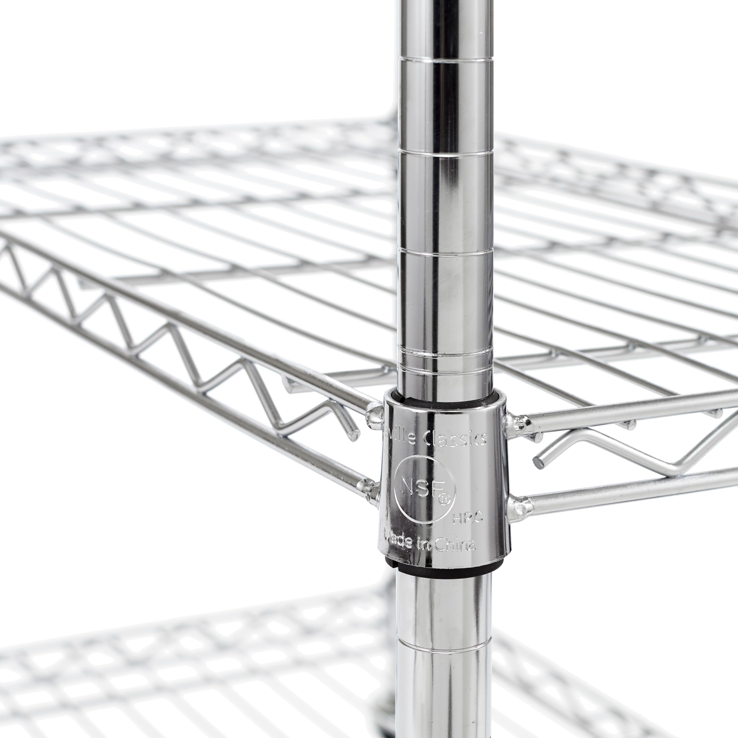 Seville Classics Commercial Work Table Island Utility Cart Prep Station, for Restaurant, Kitchen, Warehouse, Garage, Hotel, Home, Stainless-Steel Top NSF , 30" W x 20" D - Image 8