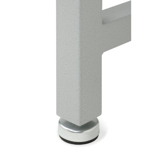 Seville Classics LED Lighted Pegboard Workcenter with 23 Peg Hook Assortment and Drawer Table, 48", Granite Gray - Image 6